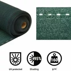 GT GARDEN Brise Vue Vert, 160 G/m² - 1,50 X 10 Mètres 7 GT GARDEN Brise Vue Vert, 160 G/m² - 1,50 X 10 Mètres -GT GARDEN Soldes 12176090 3