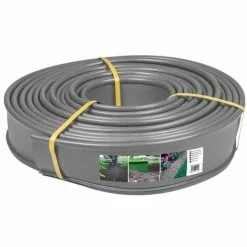 GT GARDEN Bordure De Jardin Grise - 12,5 Cm X 18 Mètres