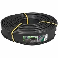 GT GARDEN Bordure De Jardin Noire - 12,5 Cm X 18 Mètres