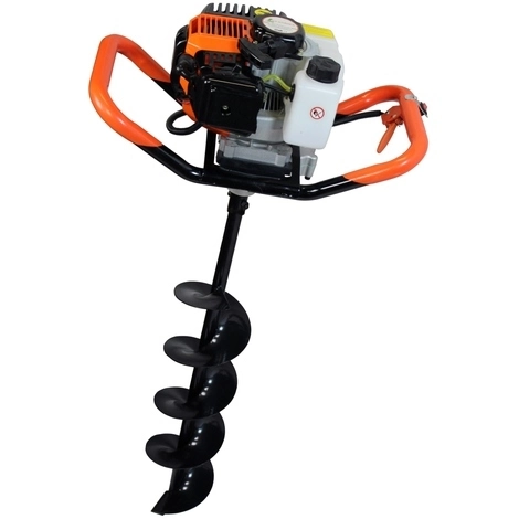 GT GARDEN Tarière Thermique 52 Cm3, 3 CV + Mèche 150 Mm 4 GT GARDEN Tarière Thermique 52 Cm3, 3 CV + Mèche 150 Mm – Image 2