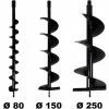 GT GARDEN Lot De Mèches Ø 80 + 150 + 250 Mm Pour Tarière Thermique