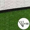 GT GARDEN Bordure De Jardin Droite Noire - 5,8 Cm X 10 Mètres Avec 50 Piquets D'ancrage 1 GT GARDEN Bordure De Jardin Droite Noire - 5,8 Cm X 10 Mètres Avec 50 Piquets D'ancrage -GT GARDEN Soldes 46819910 1