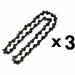 GT GARDEN Lot De 3 Chaînes 44 Maillons Pour Multifonction 4 En 1 Et Outil Sur Perche