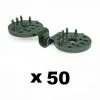 GT GARDEN Lot De 50 Clips De Fixation Verts Pour Brise Vue 1 GT GARDEN Lot De 50 Clips De Fixation Verts Pour Brise Vue -GT GARDEN Soldes 58595026 1