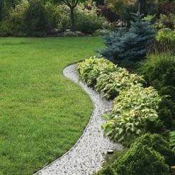GT GARDEN Bordure De Jardin Flexible Blanche - 4 Cm X 10 Mètres Avec 20 Piquets D'ancrage -GT GARDEN Soldes 64529893 4